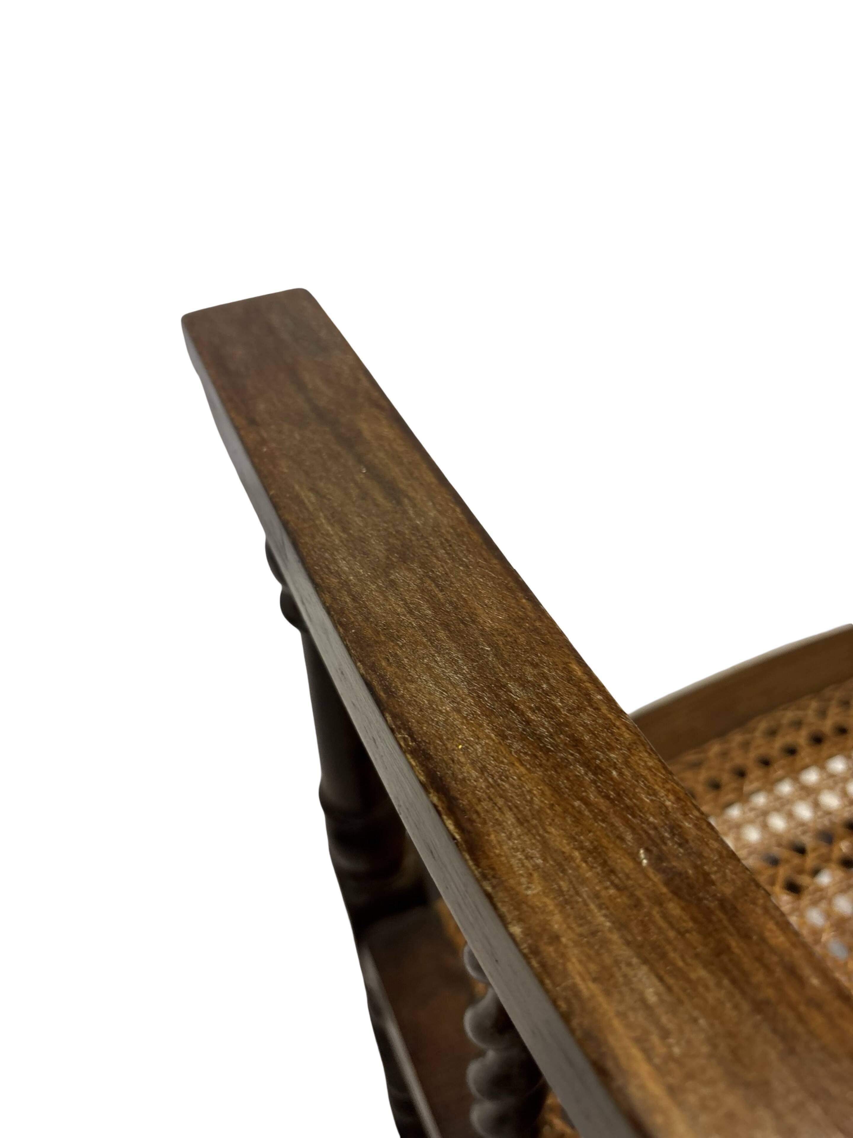 Antique Barley Twist, Rattan Seated Captains Chair easy chair Classic