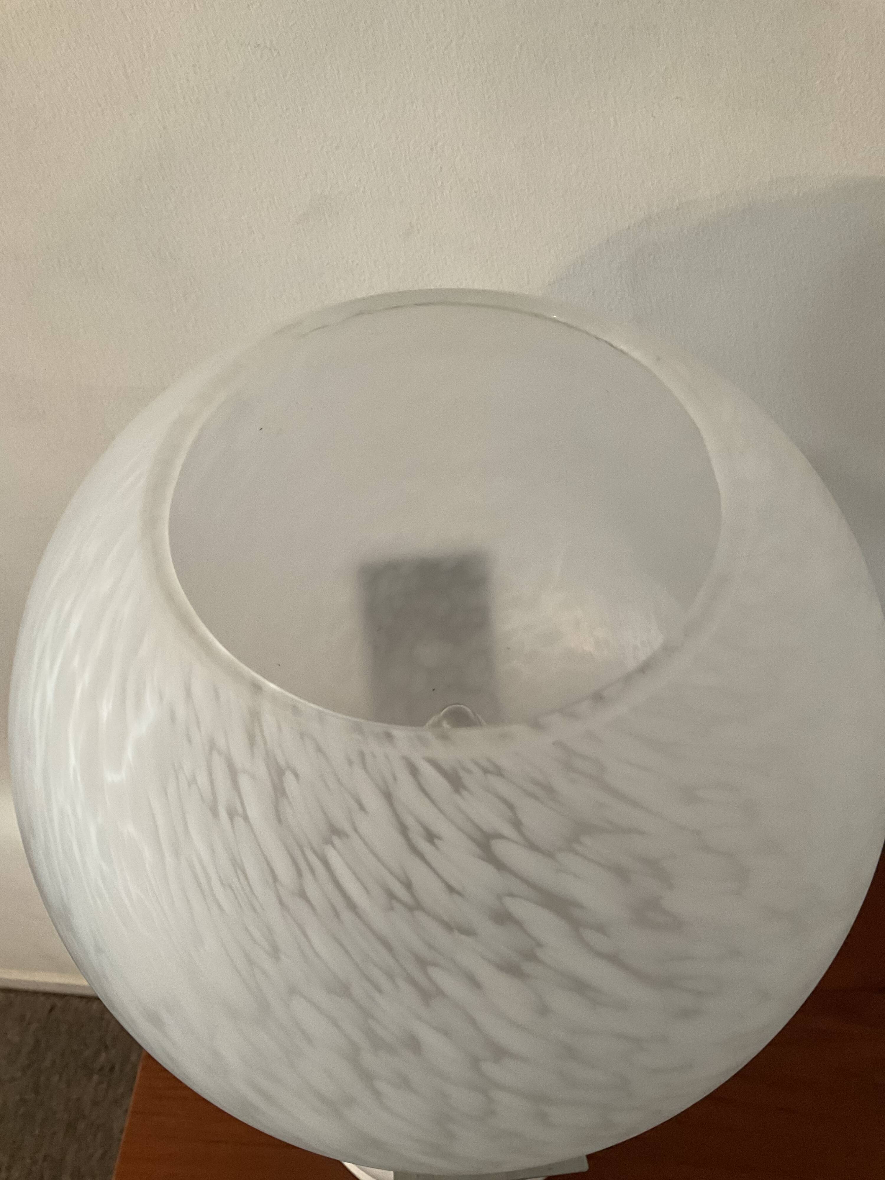 Vintage lamp globe vichy and ceramic 70s