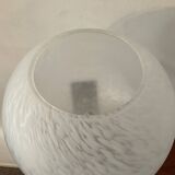 Vintage lamp globe vichy and ceramic 70s