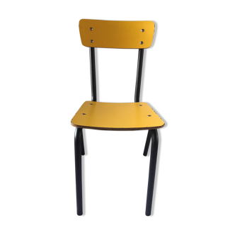 Yellow school chair