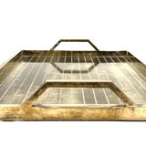 Hollywood regency brass tray, Italy 1970s