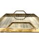 Hollywood regency brass tray, Italy 1970s