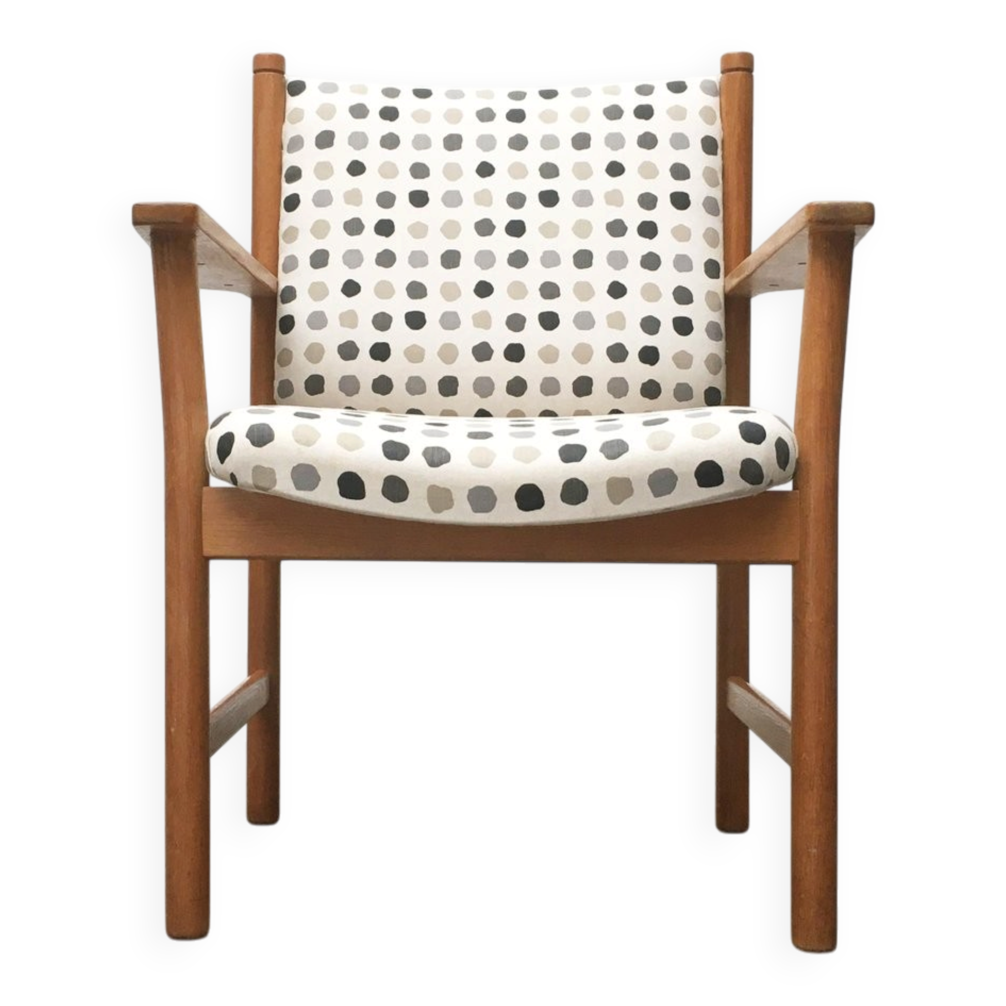 Set of mid-century Danish oak armchairs by Kurt Østervig.