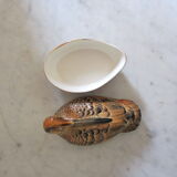 Zoomorphic enamelled earthenware terrine