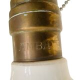 AMBA brand Art Deco floor lamp in 20th century brass