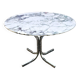 Table à manger en marbre Brèche de Médicis, Italie, 1970s
