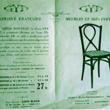 Pair of old Gyf bistro chairs