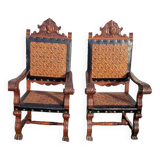 Spanish style armchairs