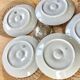 5 oyster plates Pillivuyt white porcelain