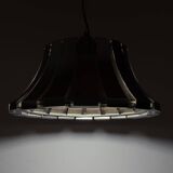 Vintage metal pendant attributed to Elio Martinelli for Martinelli Luce, Italy, 1960s.