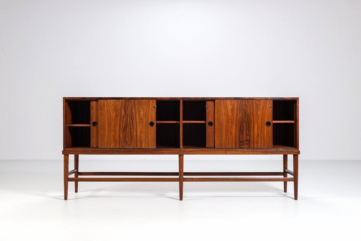 Unusual highboard or sideboard in rosewood Denmark 1967