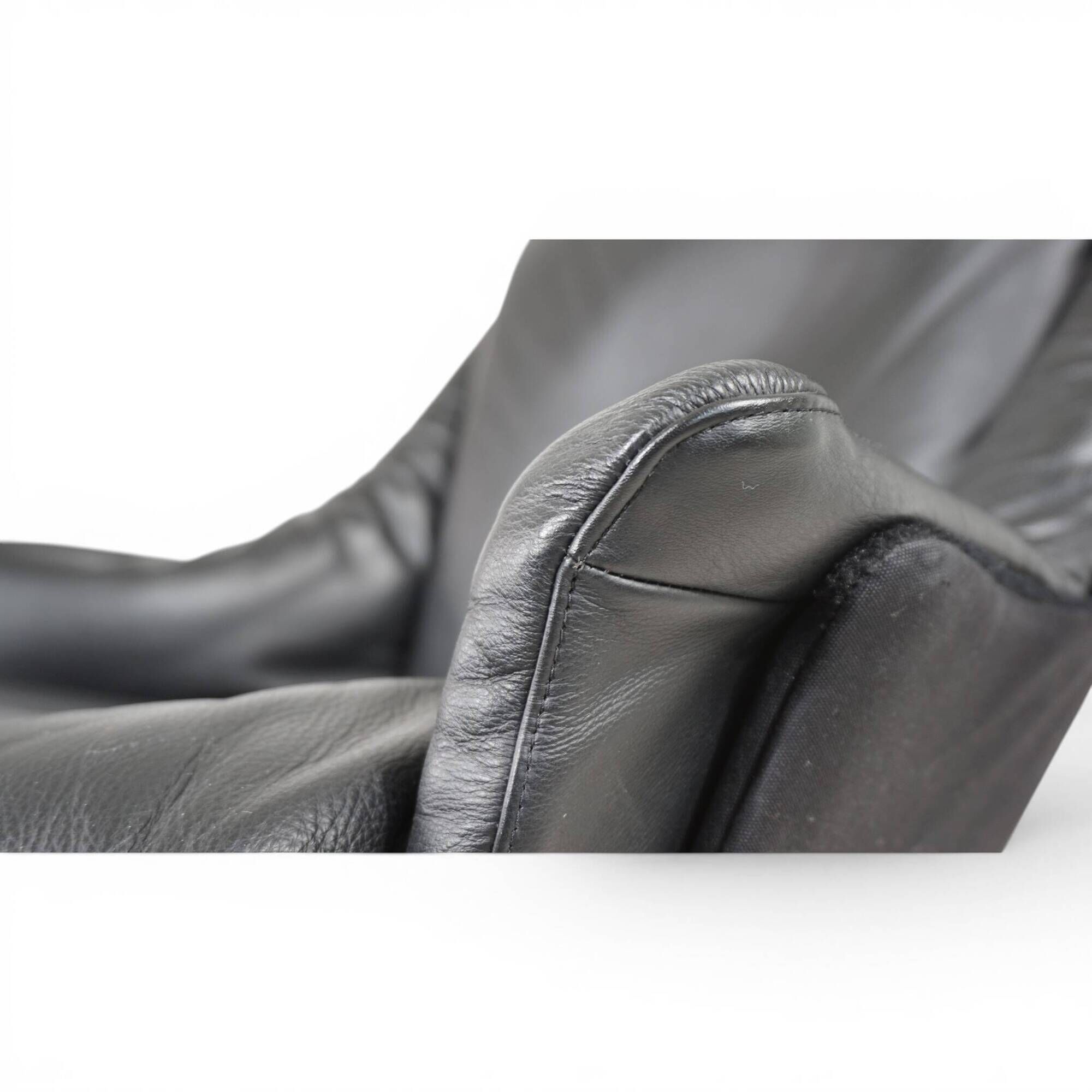 Poltrona Frau Viking Leather Lounge Chair by Sigurd Resell, 1970
