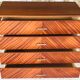 Vintage dresser with 4 drawers 60s /70