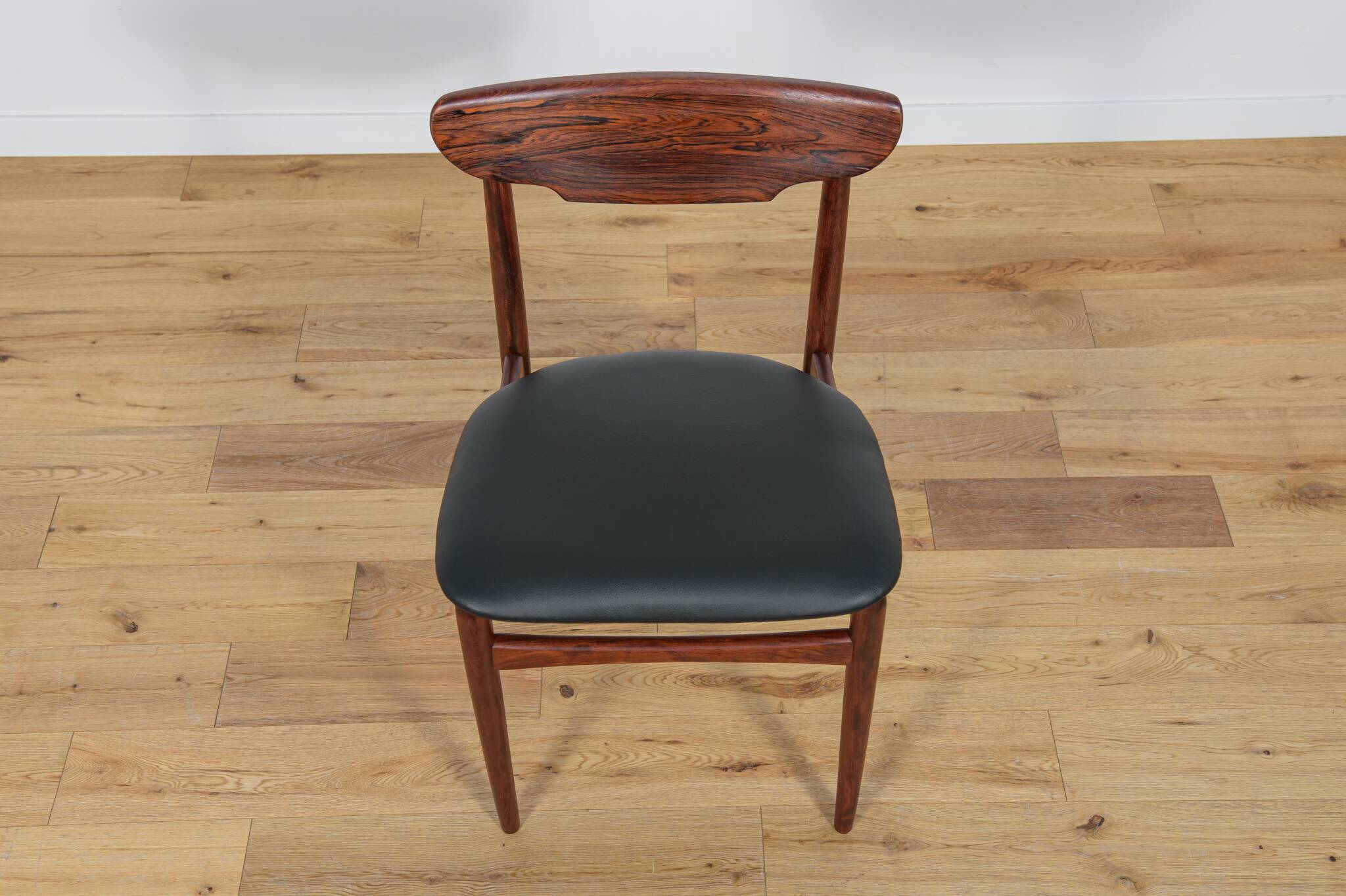 Chaises mid-century en palissandre, danemark, set de 4