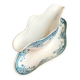 Iron earth gravy boat