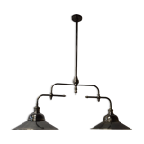 Lustre de billard en laiton chromé