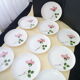 Set of 10 Dessert Plates in Faïence Villeroy Boch Model Magali