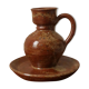 Soliflore candle holder in vintage stoneware ceramic handmade pottery Scandinavian country spirit