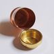 Set of 6 Swedish candle holders in copper and brass, circa 1970