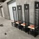 series of 4 80s/90s mackintosh style chairs
