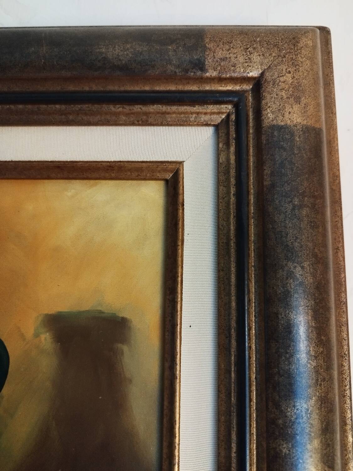 Still life with fruit signed Leroux