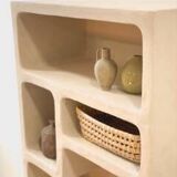 Concrete bookcase - Beige - Length 60 cm - Terra n°3