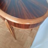 1930s Coffee Table in Blond Walnut and Rosewood