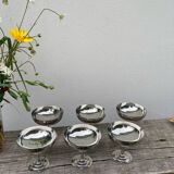 6 stainless steel bowls Rémy Letang 1970
