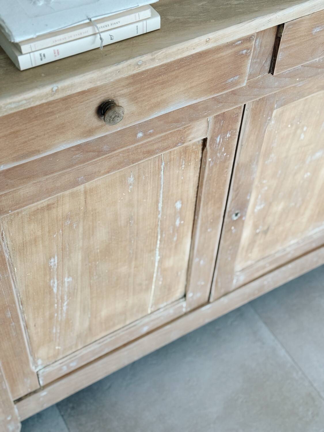 Parisian buffet in patinated wood