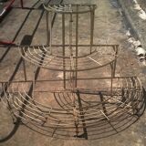 Vintage flower pot shelf