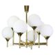 Grand magnificent Sputnik chandelier by Kaiser, Germany, 1970s.