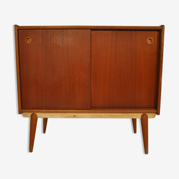 Buffet scandinave en teck, Suède 1950's