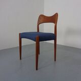 Model 308 Chair by Arne Hovmand-Olsen for Mogens Kold, 1956