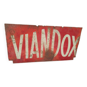 plaque métal Viandox