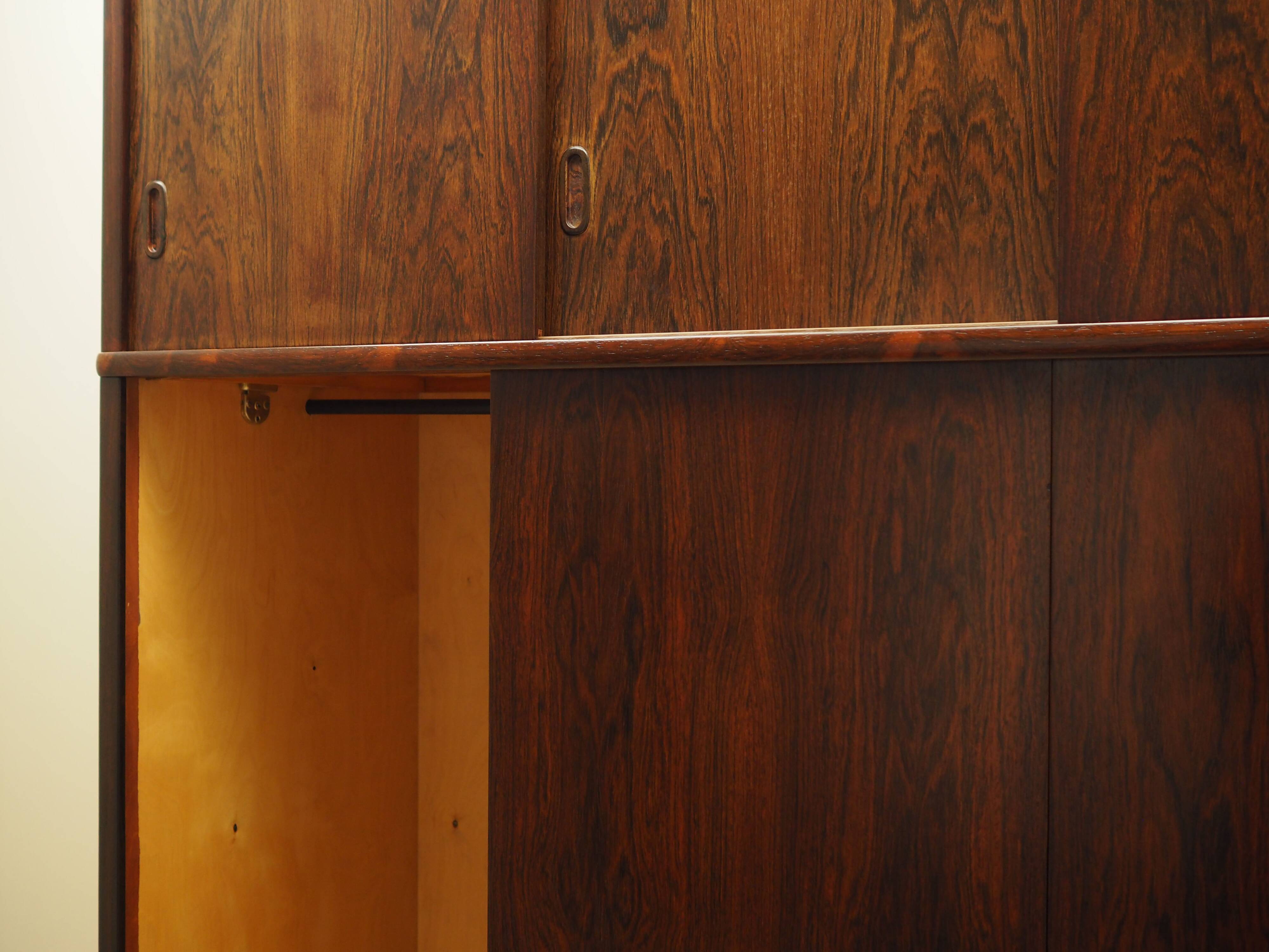 Rosewood wardrobe, Danish design, 1970s, production: Denmark