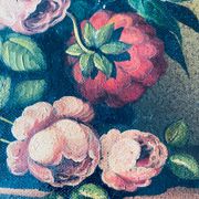 Oil on canvas bouquet of flowers signed Anceschi