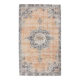 5x9 Navy Blue & Peach Oriental Persian Rug, 168x284Cm