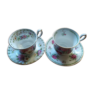 Duo de tasses en porcelaine