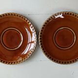 2 saucers Sarreguemines