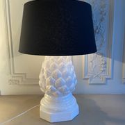 Imposing ceramic table lamp artichoke shape, Italy, 1960s