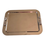 1970s plateau design in the style of Maria Pergay – silver-plated metal