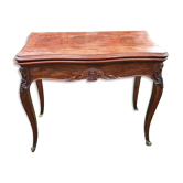 Louis XV style mahogany game table