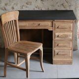 Desk and chair assembly