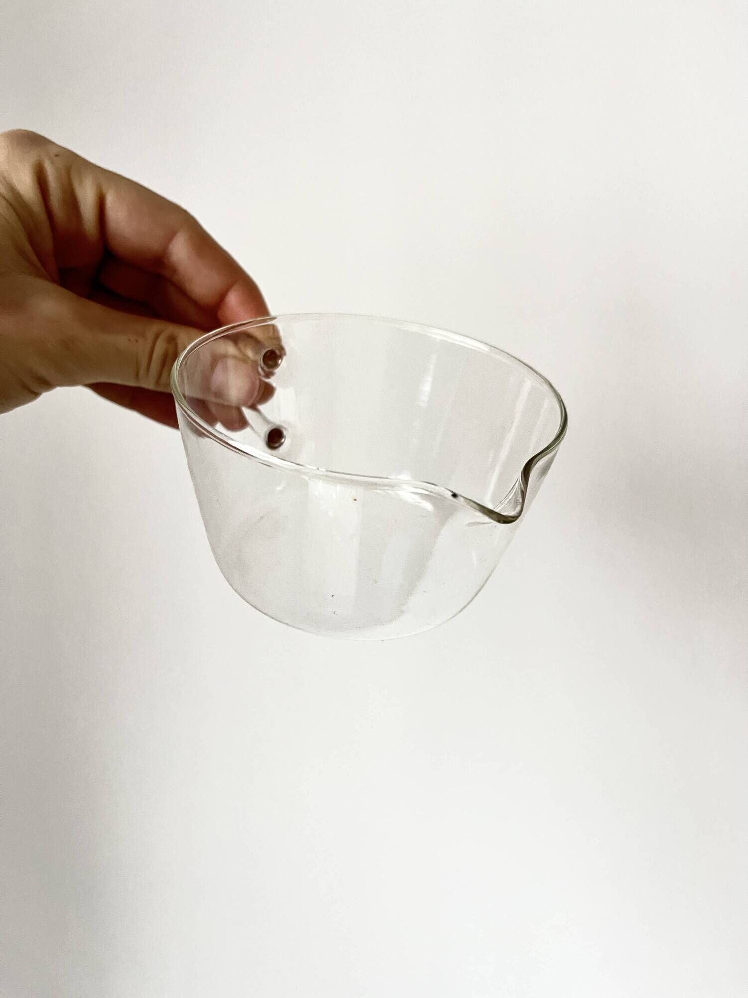 Vintage Glass Borosilicate Tea Set cups by Ilse Decho for Schott Jena, DDR