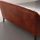 Canapé Chesterfield en cuir vieilli