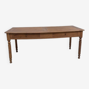 Walnut silk table 1900