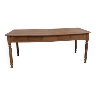 Walnut silk table 1900