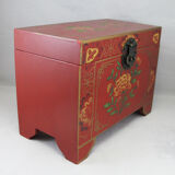 Chinese Chinese Red Lacquer Jewelry Box China