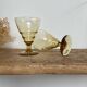 4 verres à vin Art Déco
