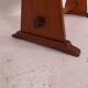 Brutalist oak sidetable  writing table